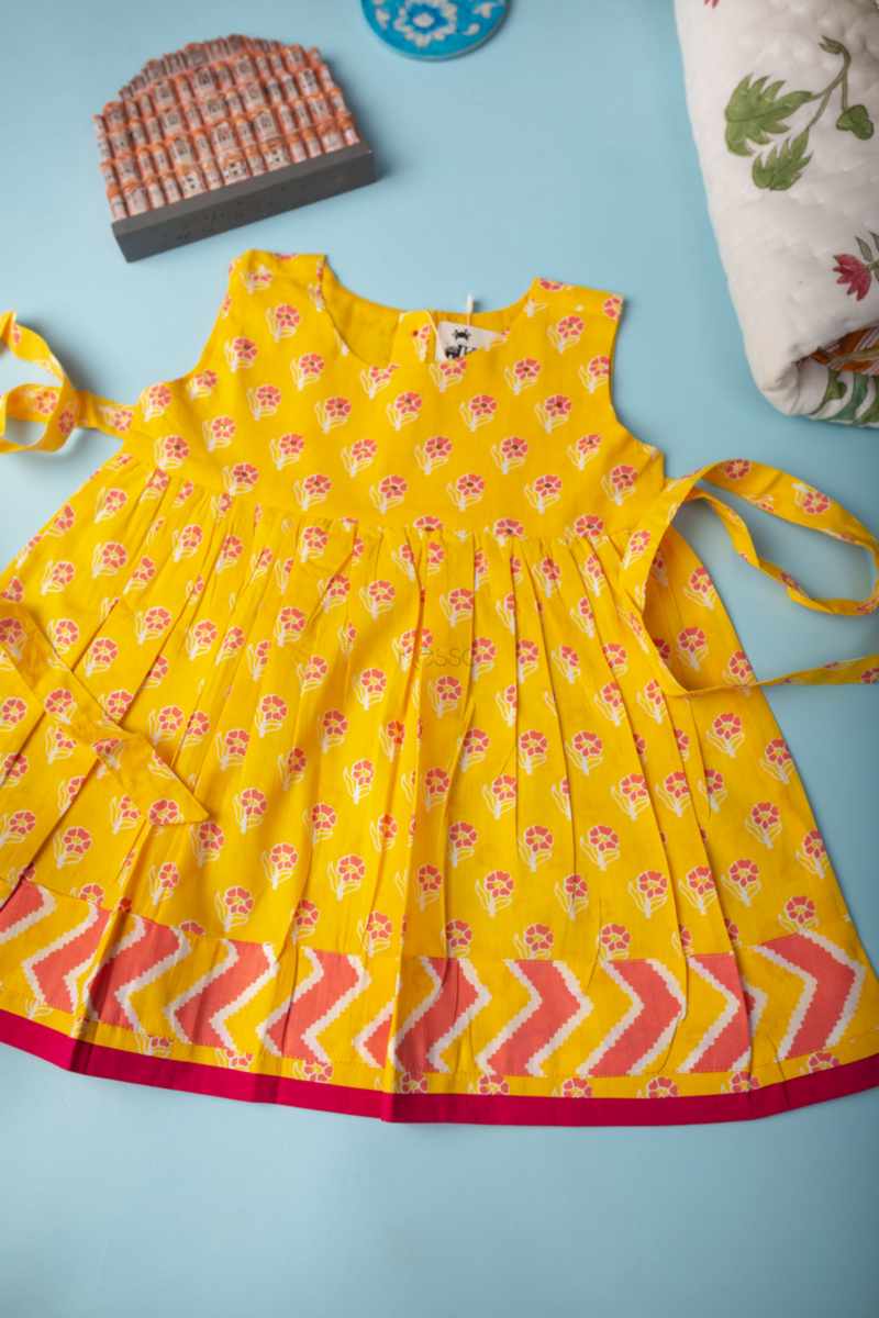Image for Kusvaa Mbe42 Kairvi Cotton Frock Side