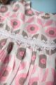 Image for Kusvaa Mbe44 Daitri Cotton Floral Print Frock Closeup