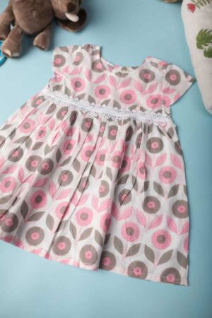 Image for Kusvaa Mbe44 Daitri Cotton Floral Print Frock Featured