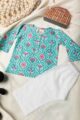 Image for Kusvaa Mbe55 Ahan Cotton Toddler Kurta Closeup
