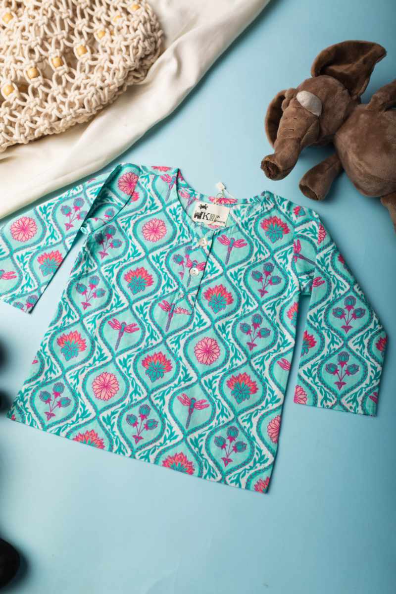 Image for Kusvaa Mbe55 Ahan Cotton Toddler Kurta Featured