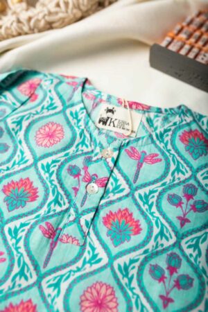 Image for Kusvaa Mbe55 Ahan Cotton Toddler Kurta Front