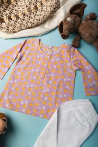 Image for Kusvaa Mbe60 Naatika Cotton Toddler Kurta Featured