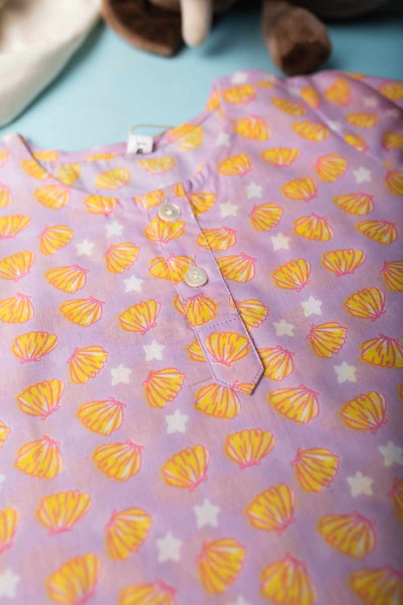 Image for Kusvaa Mbe60 Naatika Cotton Toddler Kurta Front