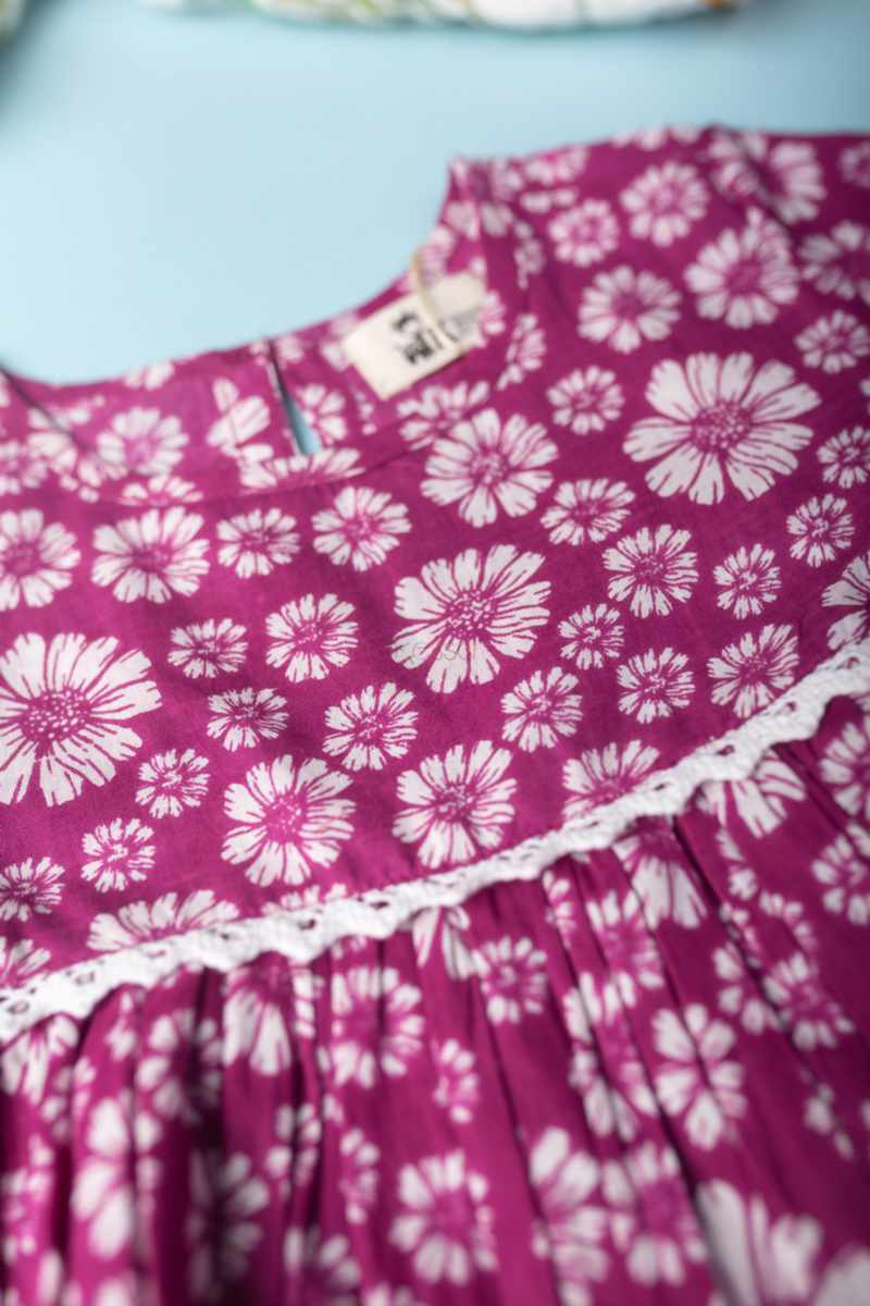 Image for Kusvaa Vck15 Lally Cotton Frock Front