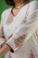 Image for Kusvaa Vcr176 Aamiya Cotton Straight Kurta Closeup