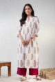 Image for Kusvaa Vcr181 Naia Cotton Straight Fit Kurta Front