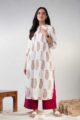 Image for Kusvaa Vcr181 Naia Cotton Straight Fit Kurta Side