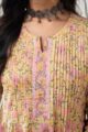 Image for Kusvaa Vcr182 Iti Cotton A Line Kurta Closeup