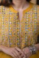 Image for Kusvaa Ws971 Daanvi Cotton Flex Kurta Pant Set Closeup