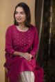Image for Kusvaa Ws972 Divija South Cotton Straight Fit Kurta Sitting