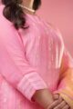 Image for Kusvaa Ws980 Kaberi Chanderi Kurta Dupatta Set Closeup 2