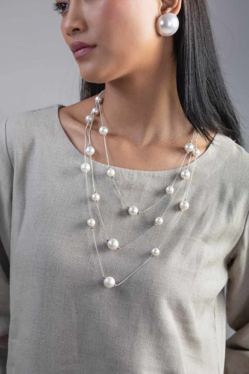 Image for Kusvaa Ws982 Udvi Linen Dress Closeup