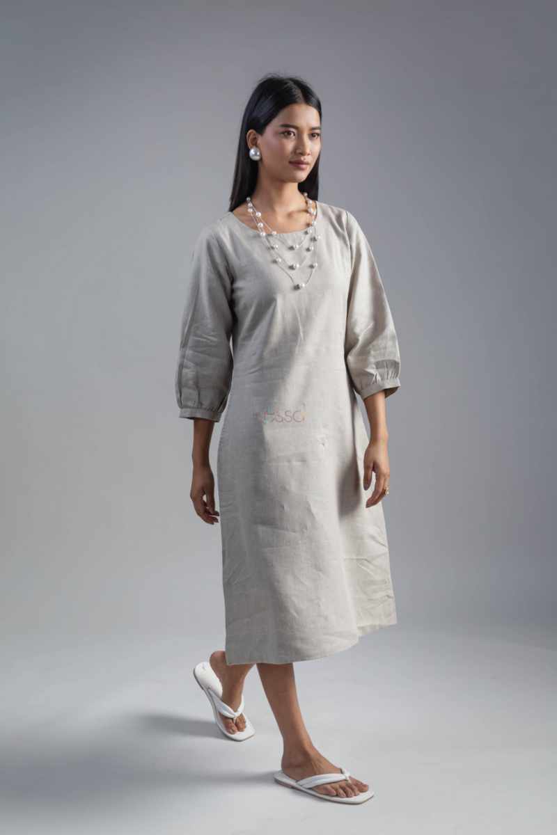 Image for Kusvaa Ws982 Udvi Linen Dress Front