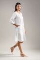 Image for Kusvaa Ws987 Daksha Stripe Linen Dress Side