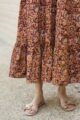 Image for Kusvaa Ws993 Banvi Kalmkari Cotton Dress Closeup 2