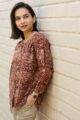Image for Kusvaa Ws996 Avyaya Cotton Kalmkari Short Top Side