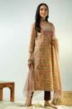 Image for Kusvaa Wsr371 Vaani Handblock Kurta With Kota Doriya Dupatta Side