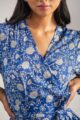 Image for Kusvaa Anuk16 Evelina Handblock Cotton Dress Closeup 2