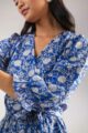 Image for Kusvaa Anuk16 Evelina Handblock Cotton Dress Closeup