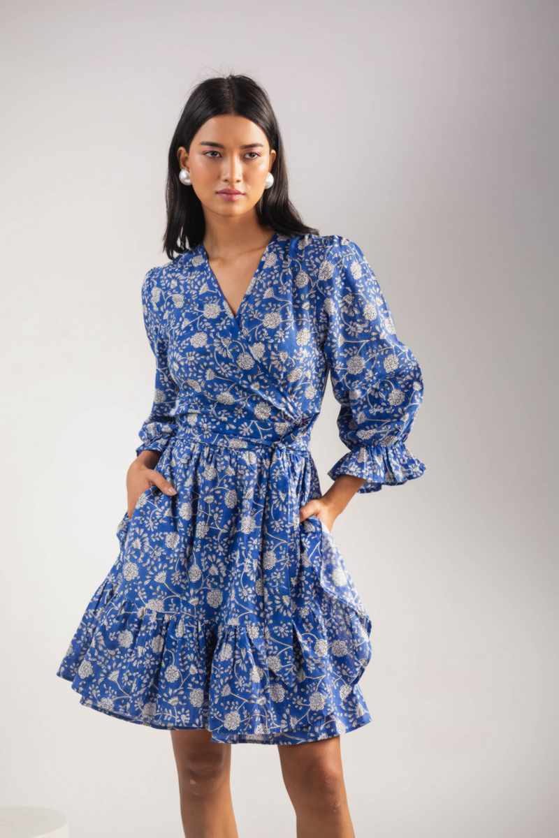 Image for Kusvaa Anuk16 Evelina Handblock Cotton Dress Featured