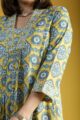 Image for Kusvaa Avdaf217 Ila Handloom Cotton A Line Dress Closeup