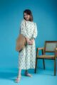 Image for Kusvaa Avdaf223 Thitiksha Cotton Handblock Dress Side