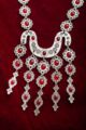 Image for Kusvaa Kpn21 Turkish Red Multi Stone Paisely Necklace Front