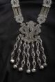 Image for Kusvaa Kpn62 Turkish Shape Multi Black Stone Ghungroo Necklace Black Front