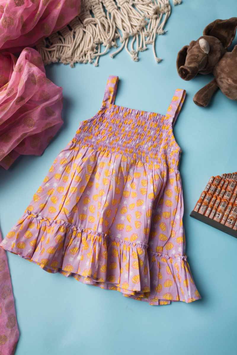 Image for Kusvaa Mbe48 Eeshvi Girls Cotton Frock Featured