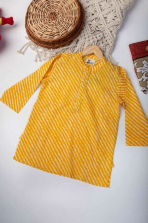 Image for Kusvaa Mbe63 Udyat Handloom Boy Kurta Featured
