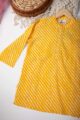 Image for Kusvaa Mbe63 Udyat Handloom Boy Kurta Side