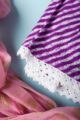 Image for Kusvaa Vck21 Ishani Cotton Girls Top Skirt Set Closeup