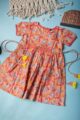 Image for Kusvaa Vck24 Kimaya Cotton Frock Closeup