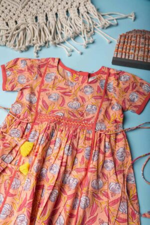 Image for Kusvaa Vck24 Kimaya Cotton Frock Front