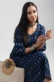 Image for Kusvaa Ws1003 Ichachha Ikkat A Line Kurta Sitting