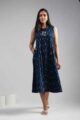 Image for Kusvaa Ws1014 Parnavi Ikkat A Line Dress Front