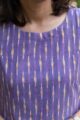 Image for Kusvaa Ws1017 Myra Ikkat A Line Dress Closeup