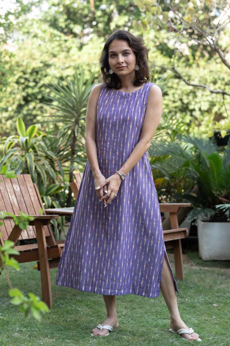 Image for Kusvaa Ws1017 Myra Ikkat A Line Dress Featured