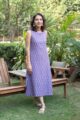 Image for Kusvaa Ws1017 Myra Ikkat A Line Dress Side