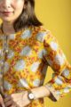 Image for Kusvaa Wsr379 Drisana Handblock Cotton Complete Suit Set Closeup