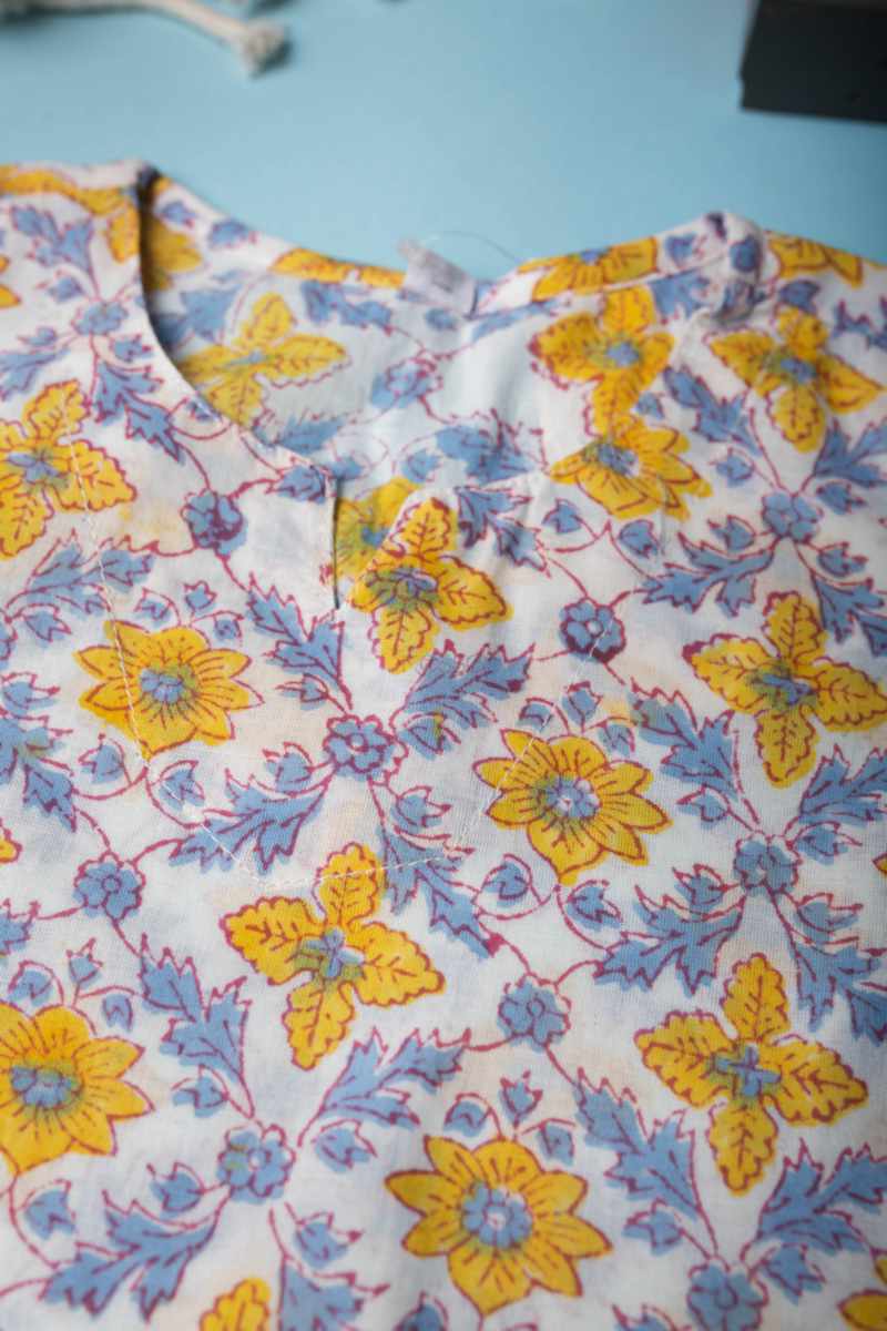 Image for Kusvaa Wsrk105 Deyaan New Born Kurtapyjama Set Closeup 2