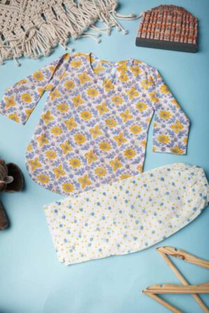 Image for Kusvaa Wsrk105 Deyaan New Born Kurtapyjama Set Featured