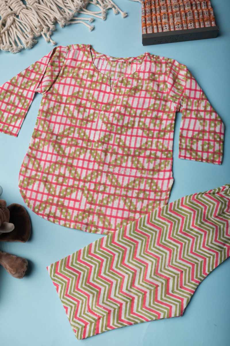 Image for Kusvaa Wsrk106 Giaandeep New Born Kurtapyjama Set Featured