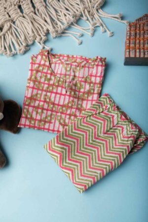 Image for Kusvaa Wsrk106 Giaandeep New Born Kurtapyjama Set Front