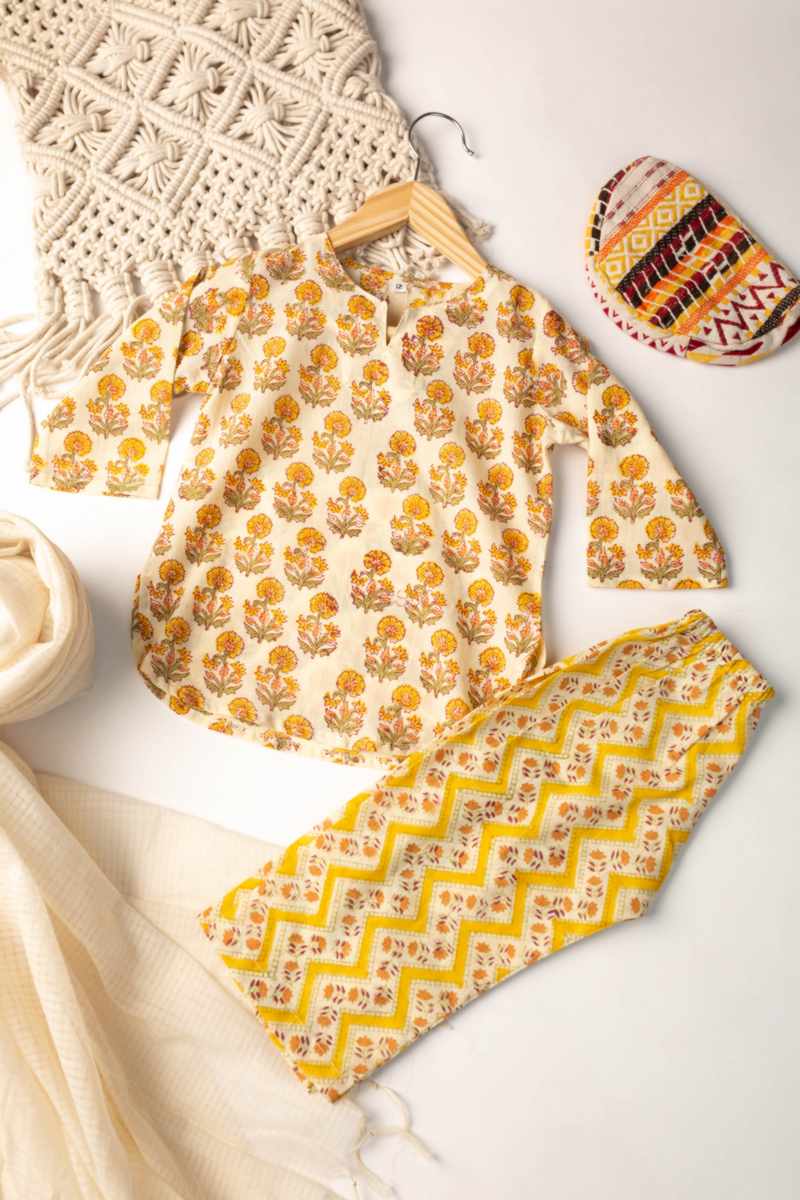 Image for Kusvaa Wsrk78 Dilreet New Born Kurtapyjama Set Featured