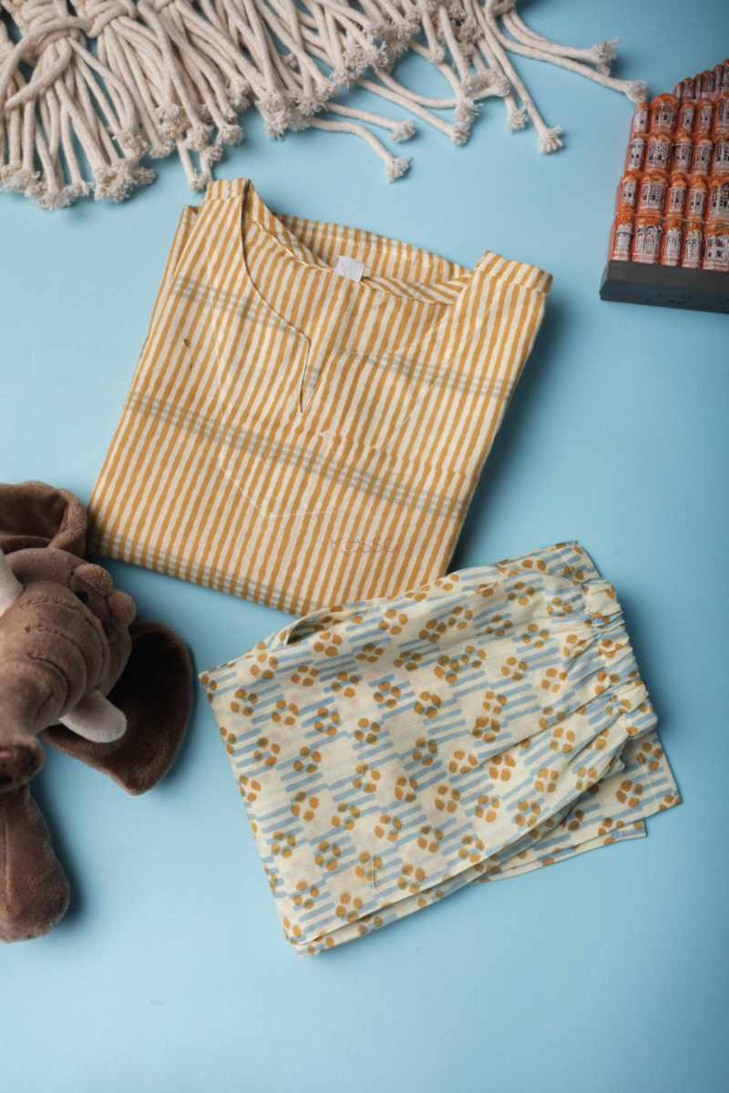 Image for Kusvaa Wsrk82 Harshul New Born Kurtapyjama Set Front