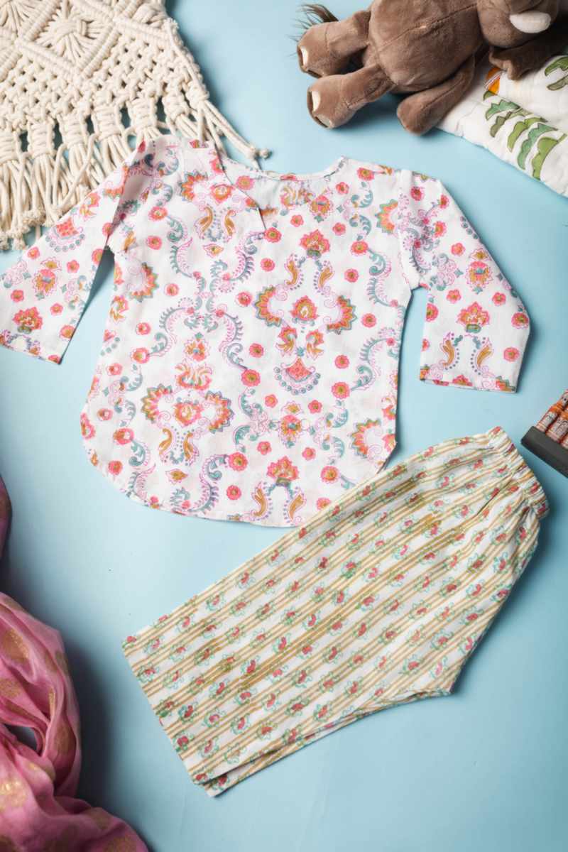 Image for Kusvaa Wsrk85 Elaina New Born Kurtapyjama Set Featured
