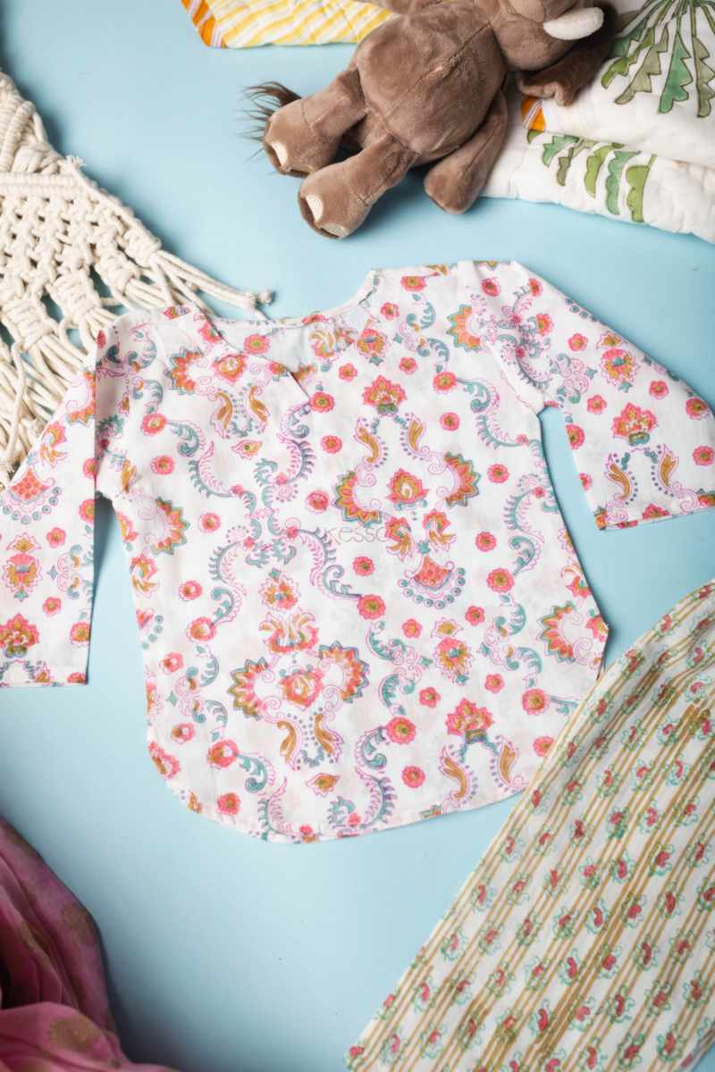 Image for Kusvaa Wsrk85 Elaina New Born Kurtapyjama Set Side