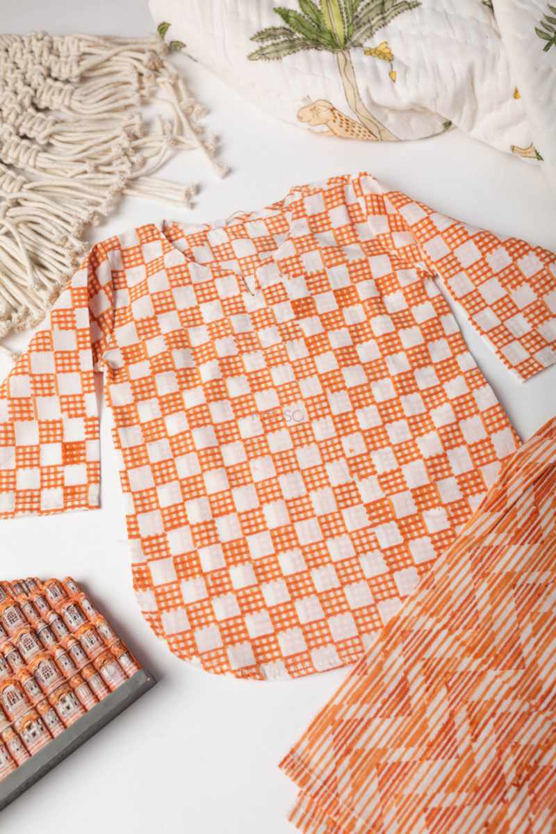 Image for Kusvaa Wsrk88 Kivi New Born Kurtapyjama Set Side